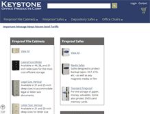 Tablet Screenshot of keystoneoffice.com